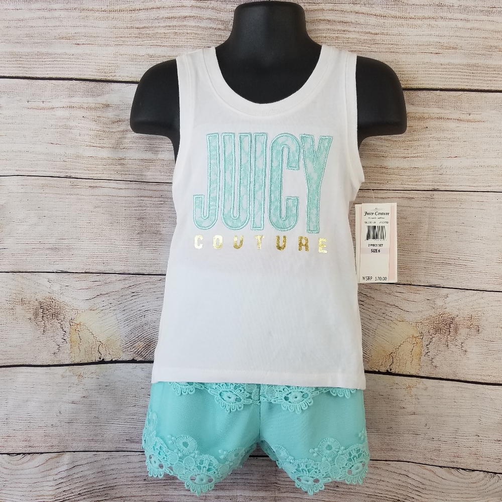 Girls Juicy Couture Short Set